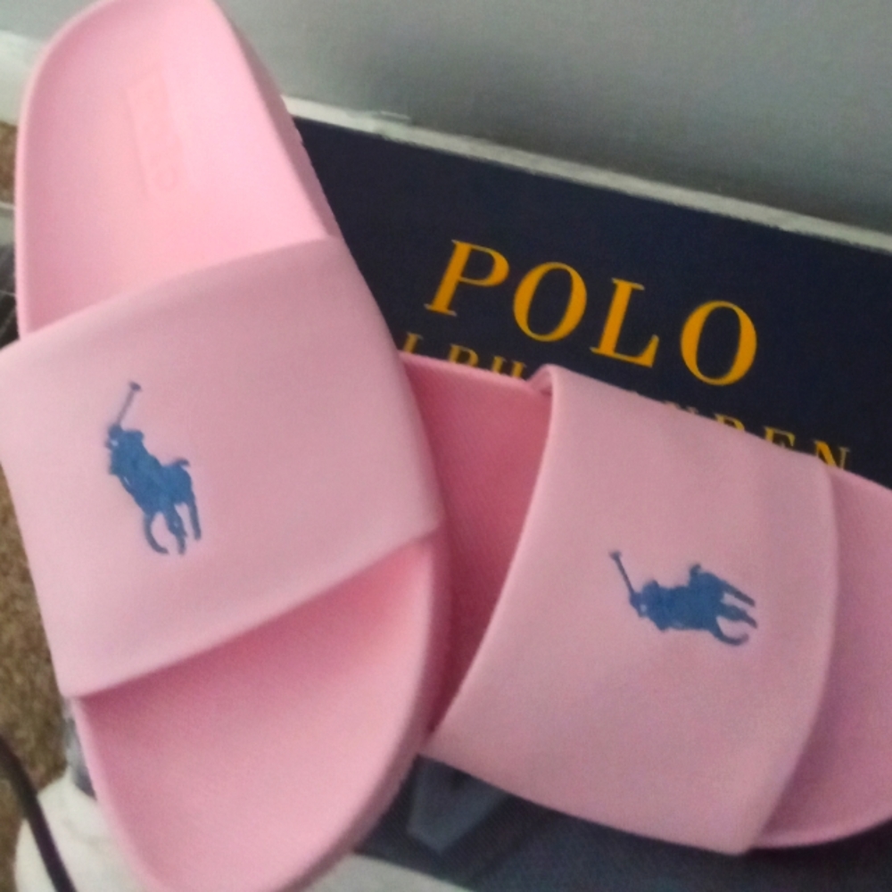RALPH LAUREN POLO SIZE 12 D CARMEL PINK SYNTHETIC